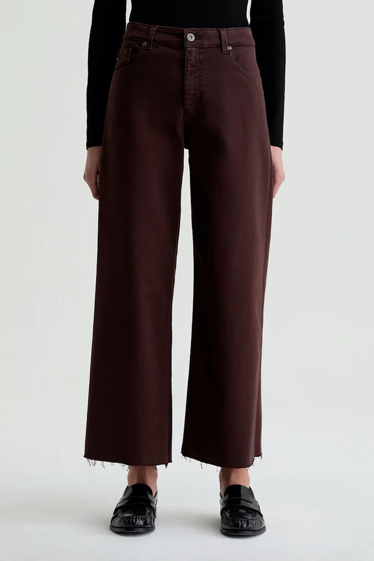 パンツ Andequal wide fringe denim pants BROWN Suede Fringe Keo Pant – Cinq à Sept