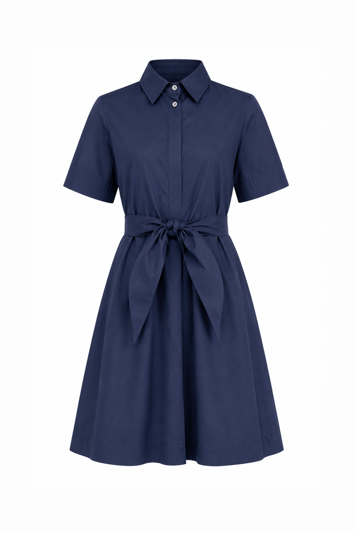 flattering navy blue dress Lake