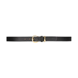 Minny Black Belt with Gold Buckle