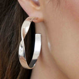 Heirloom Twist Large Hoops