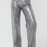 Metallic Coated Jeans