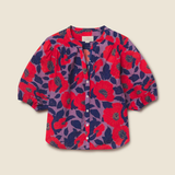Loren Blouse Poinciana Floral