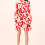 Floral printed dress with a relaxed, flowing shape