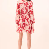 Floral printed dress with a relaxed, flowing shape