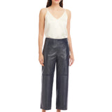 Faux Patent Leather Pants