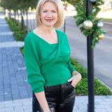 Twist front Sweater