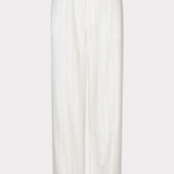 White pleated skirt on a white background