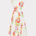 Floral dress on a white background