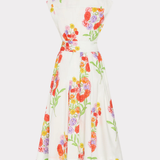 Floral dress on a white background
