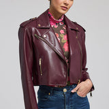 Cosita Vegan Leather Moto Jacket