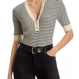 The Stripe V-Neck Sweater