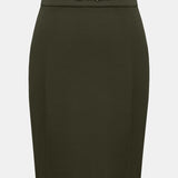 Heavy Knit Straight Pull-On Skirt