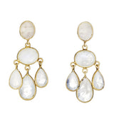 Moonstone Chandelier Earrings