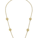 Gold Saint Beads and Chain Choker