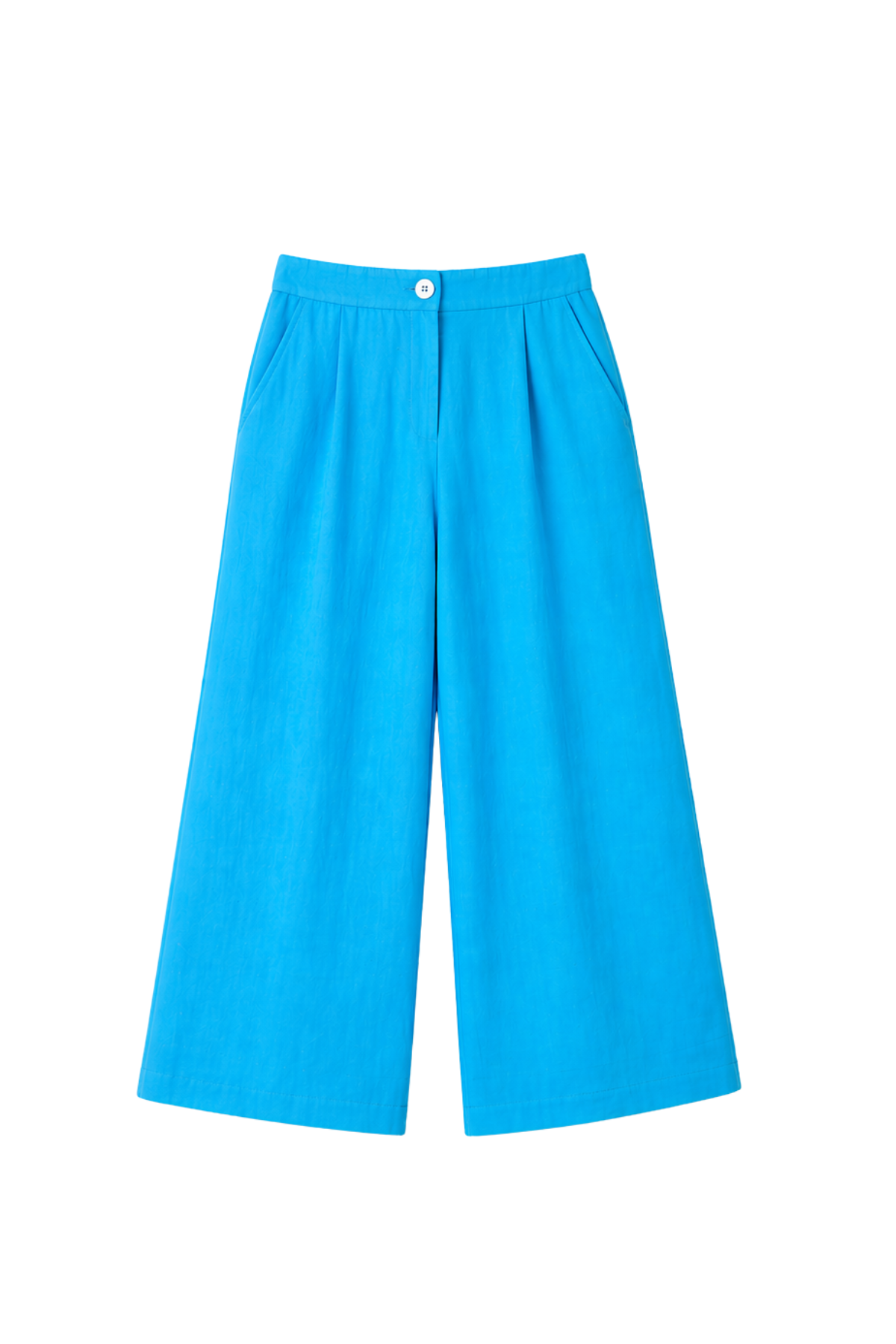 blue pants on white background 