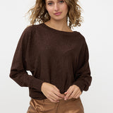 Batwing Lurex Sweater