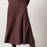 Flared Sweater Skirt