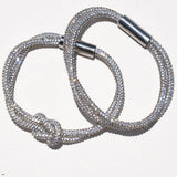 Crystal Knot Bracelet Set