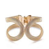 Abstract 18k Gold Plated Cuff