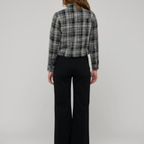Women's neutral style featuring a relaxed silhouette and polished everyday design.
