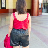 Red Lace Tank