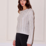 Levie Metallic Sweater