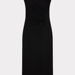 Black dress on a white background