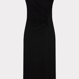Black dress on a white background