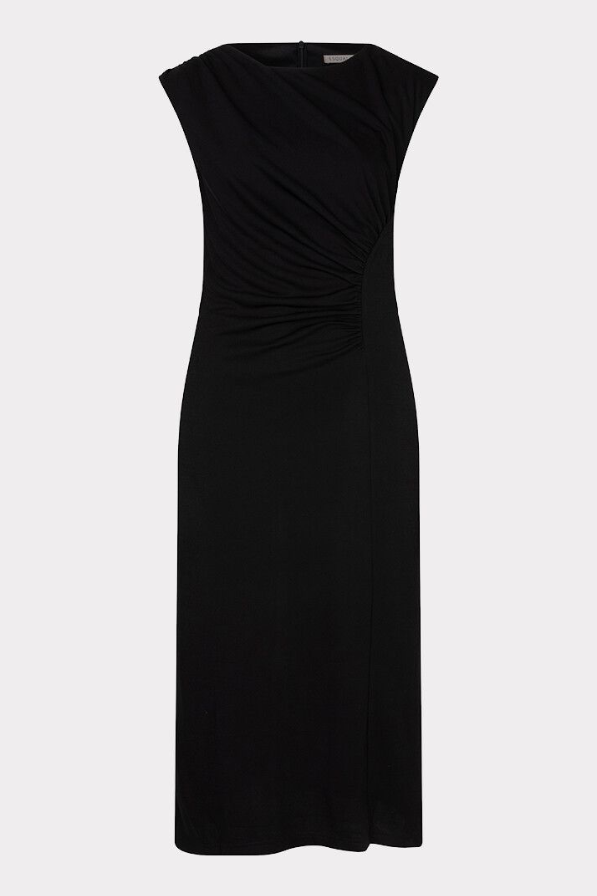 Black dress on a white background