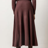 Flared Sweater Skirt