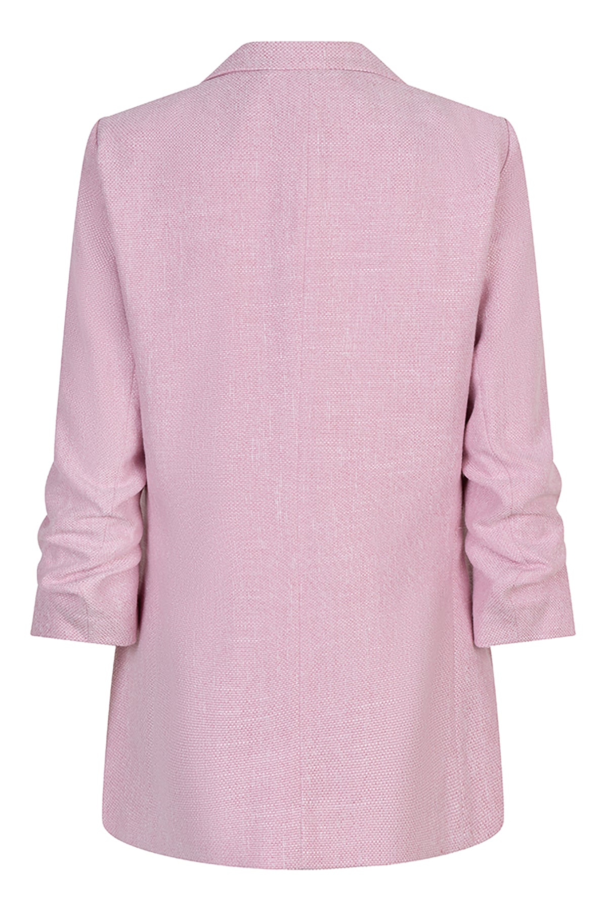 Pink blazer on a white background