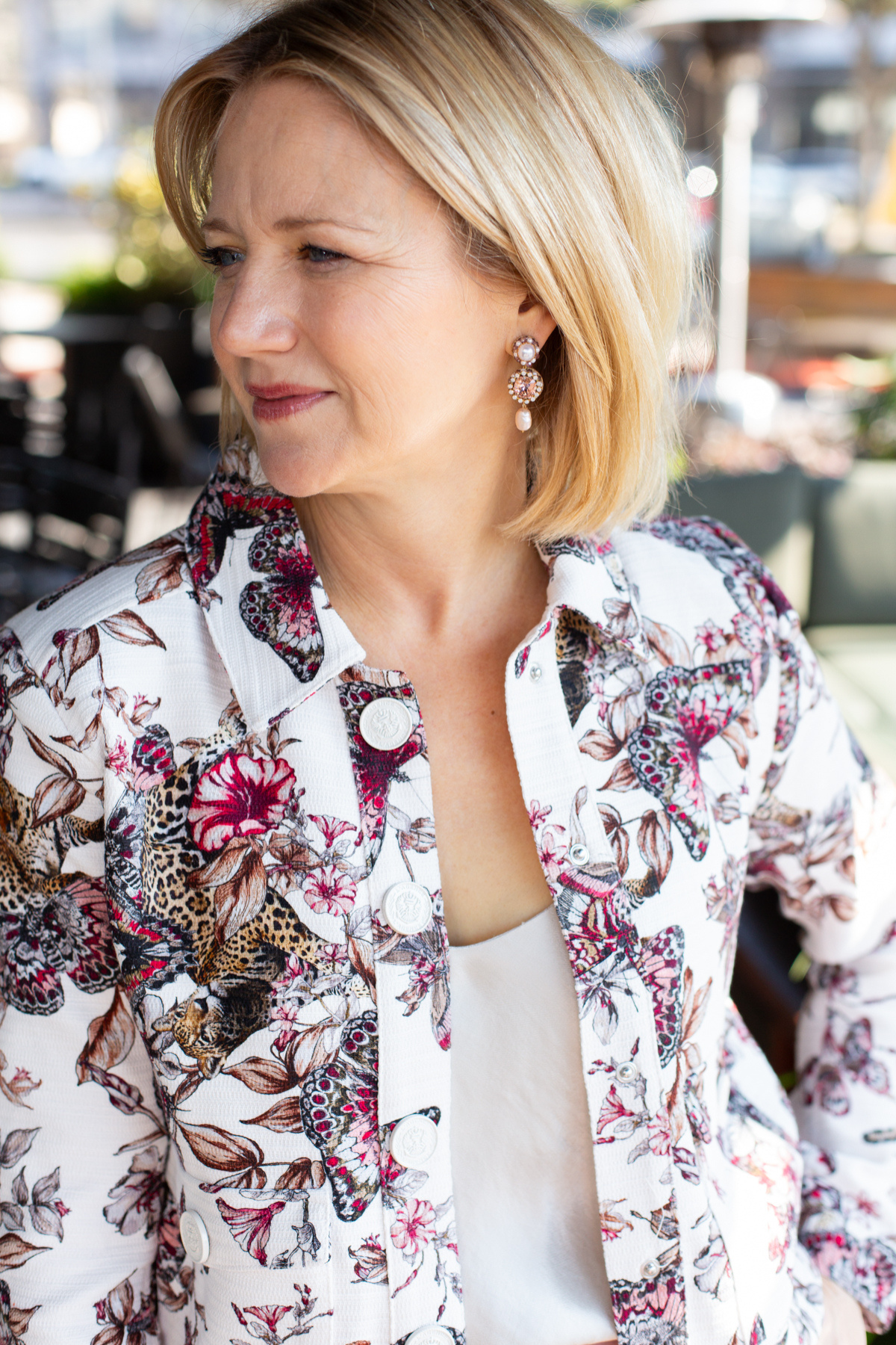 butterfly cropped jacket 