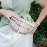 Charles Crossbody - Paved Grey/Brushed Silver