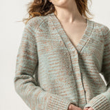 V-Neck Cardigan Sweater