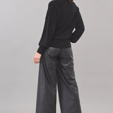 Crinkle Leather Pant