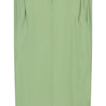 back of green sleeveless top on white background 