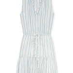 stripe mini dress on white background 
