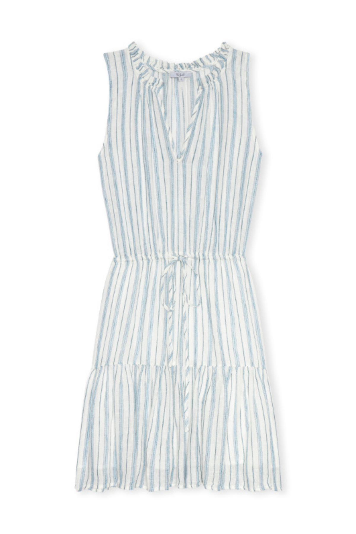 stripe mini dress on white background 