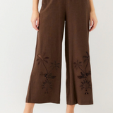 Zora Embroidered Ankle Pants