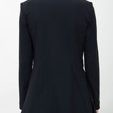 Tech Stretch Shawl Collar Blazer with Utility Zip Pocket