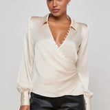 Bernice Wrap Blouse