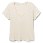 Beige t-shirt on a white background