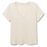 Beige t-shirt on a white background
