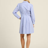 Lyra Dress Blue/White Stripe