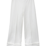 White pants on a white background