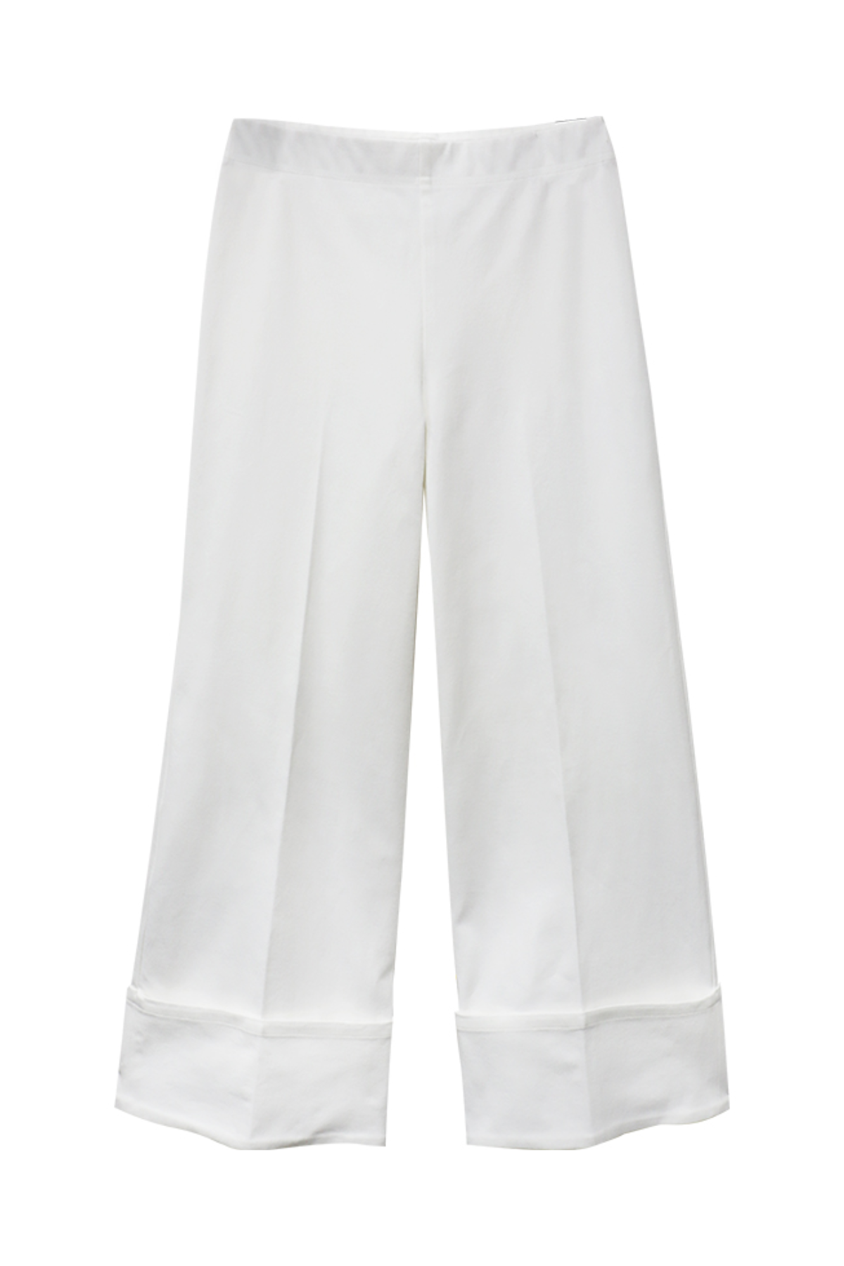 White pants on a white background