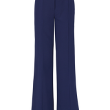 Navy blue pants on a white background