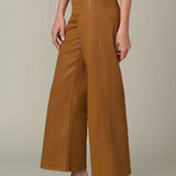 The Mia Wide Leg Ankle Coated