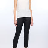 Ivory halter blouse with studded neckline detail