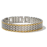 Waterproof Chunky Two-Tone Bracelet